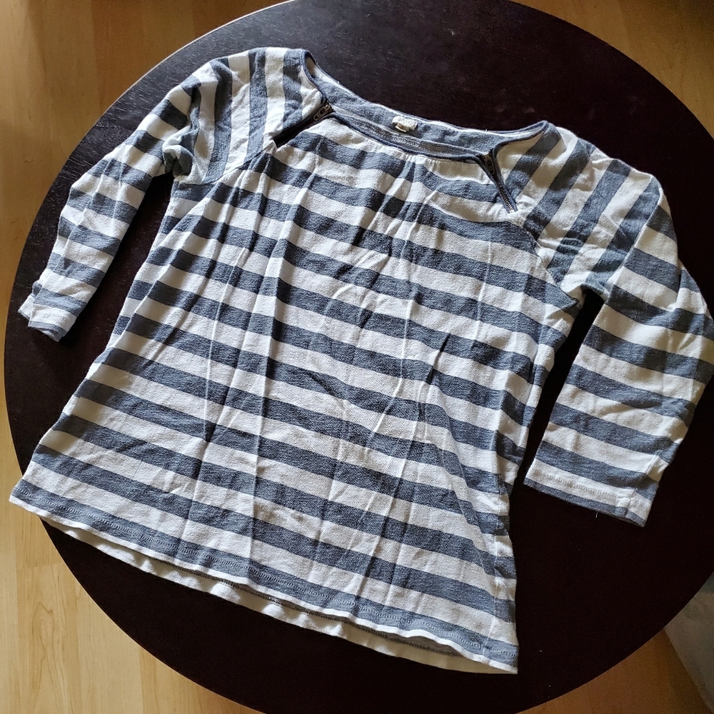 Striped 3/4 Sleeve